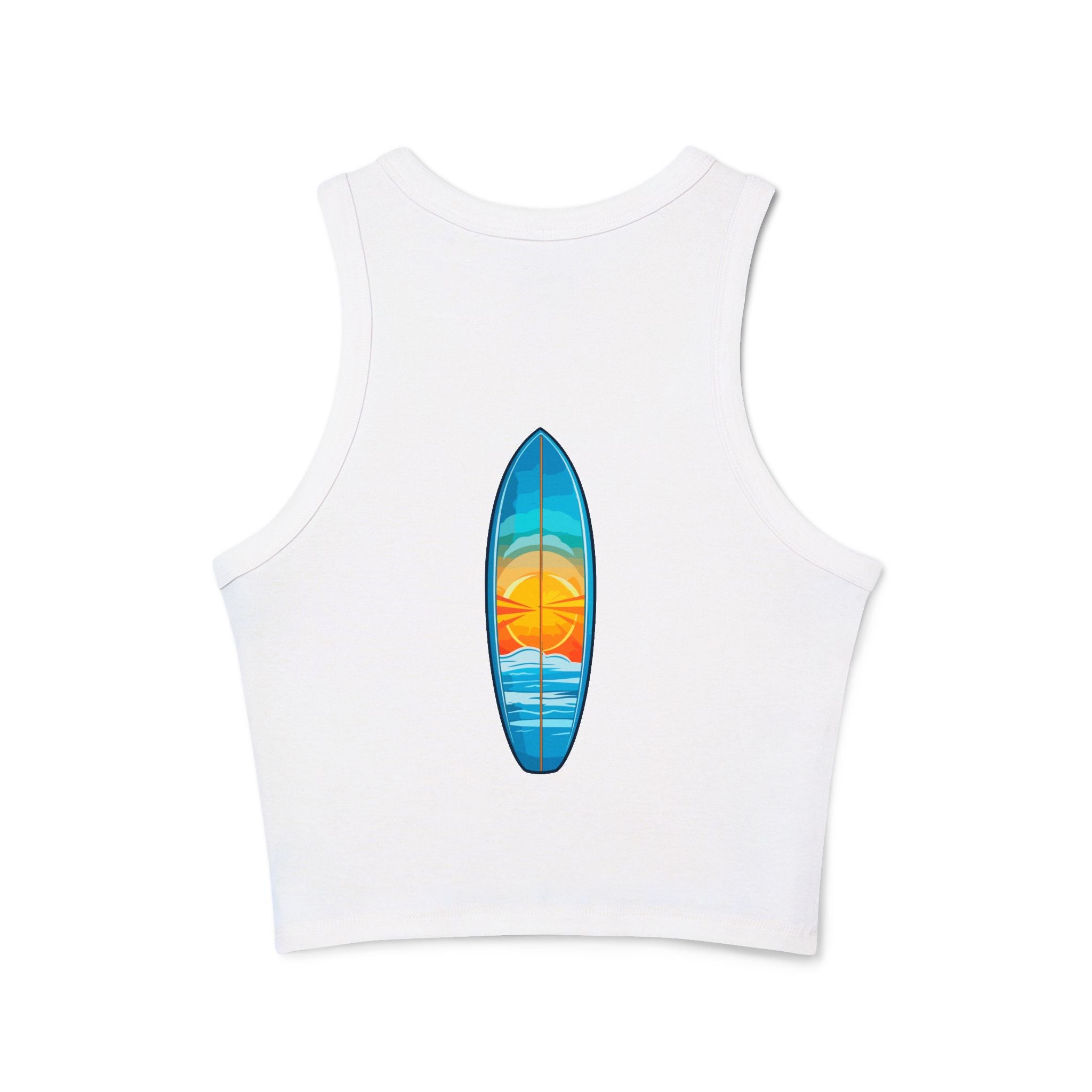 Women's Micro Rib Racer Tank Top