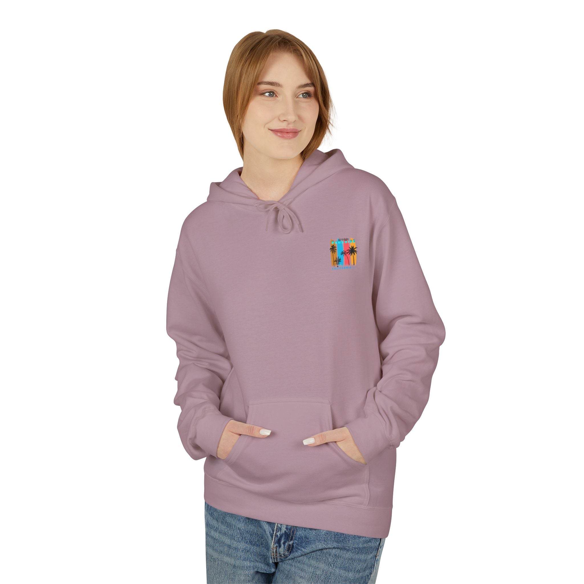 California Sunset Surf Hoodie  Summer Vacation Beach Pullover