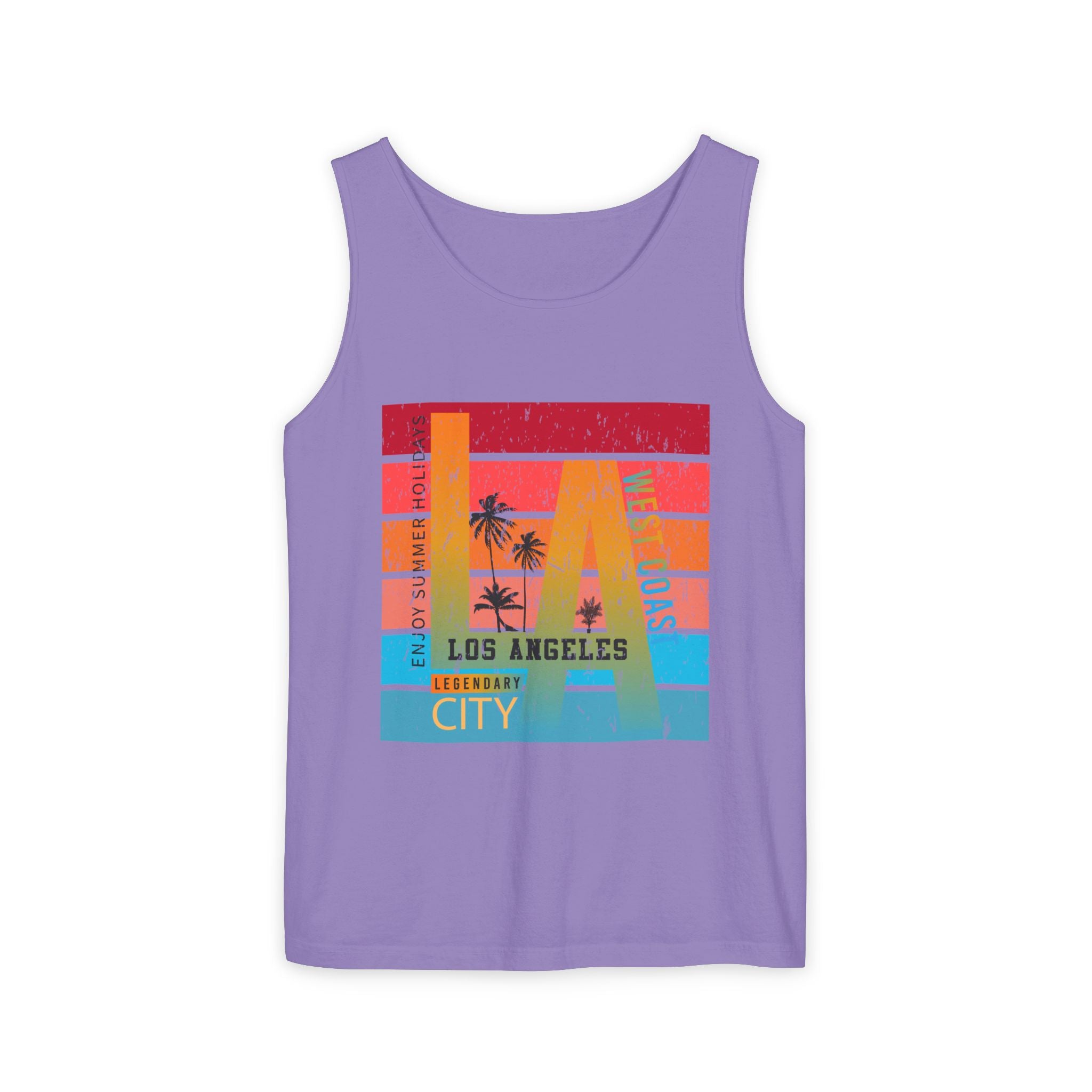 Los Angeles Retro Surf Tank Top Vintage Palm Beach Vibes