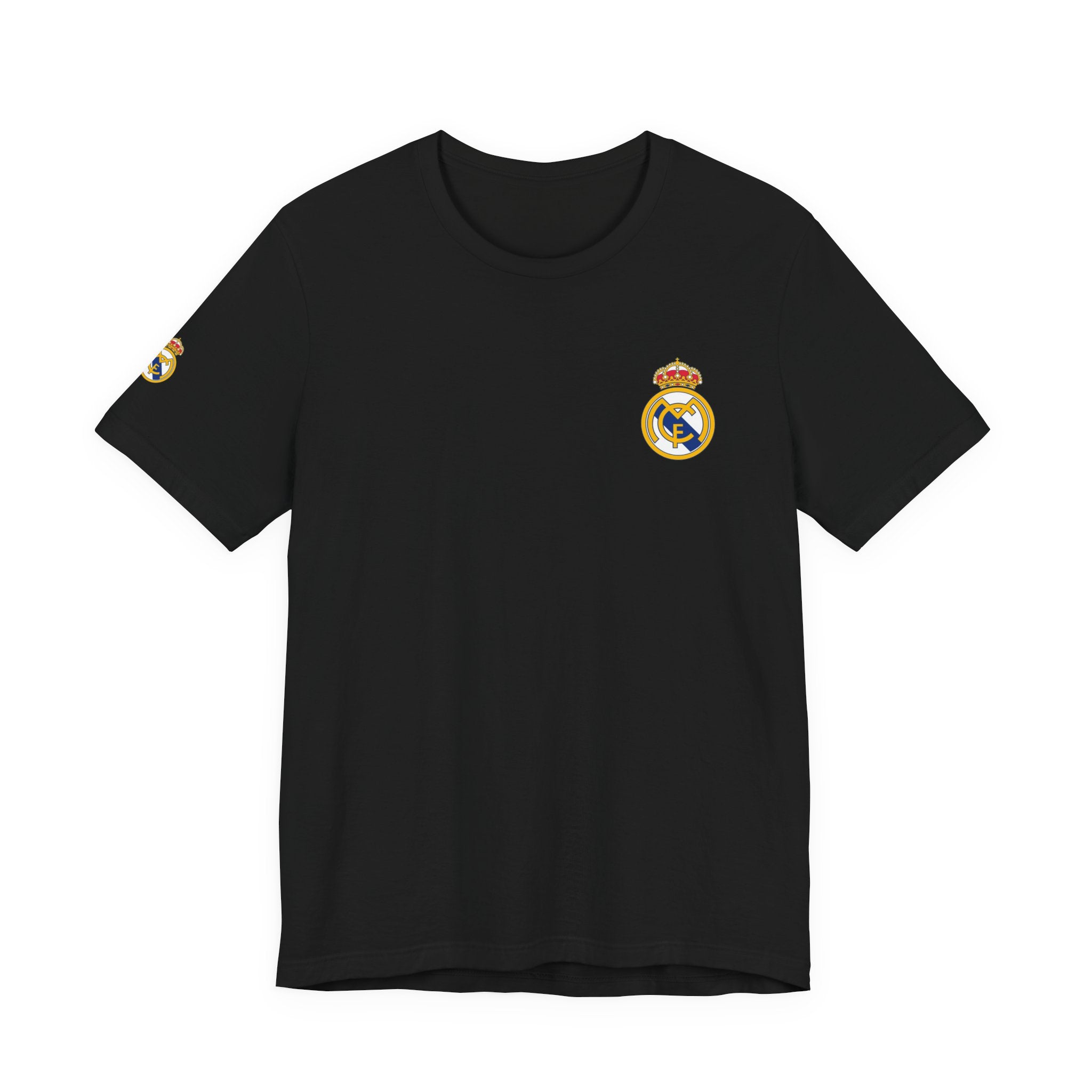 Real Madrid Crest Tee  White Short Sleeve Soccer Shirt