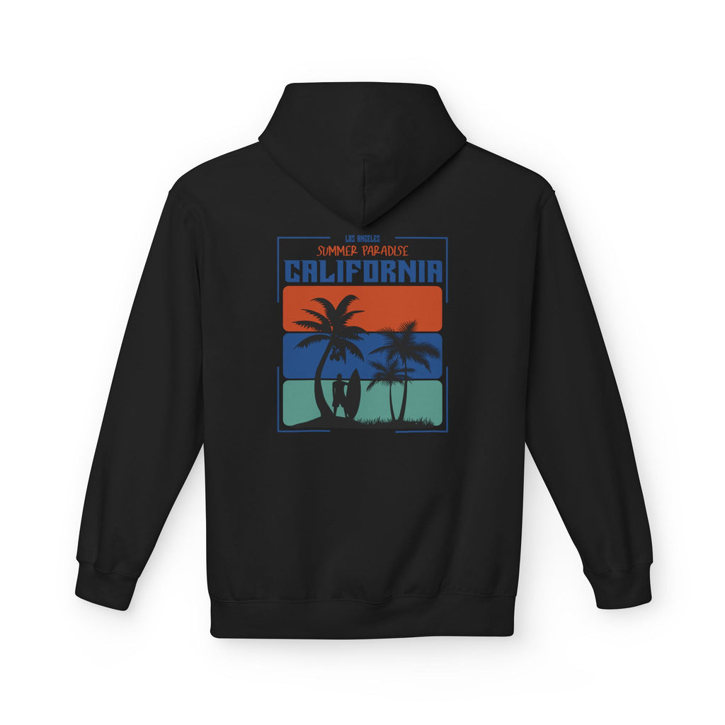 California Sunset Surf Hoodie  Summer Vacation Beach Pullover