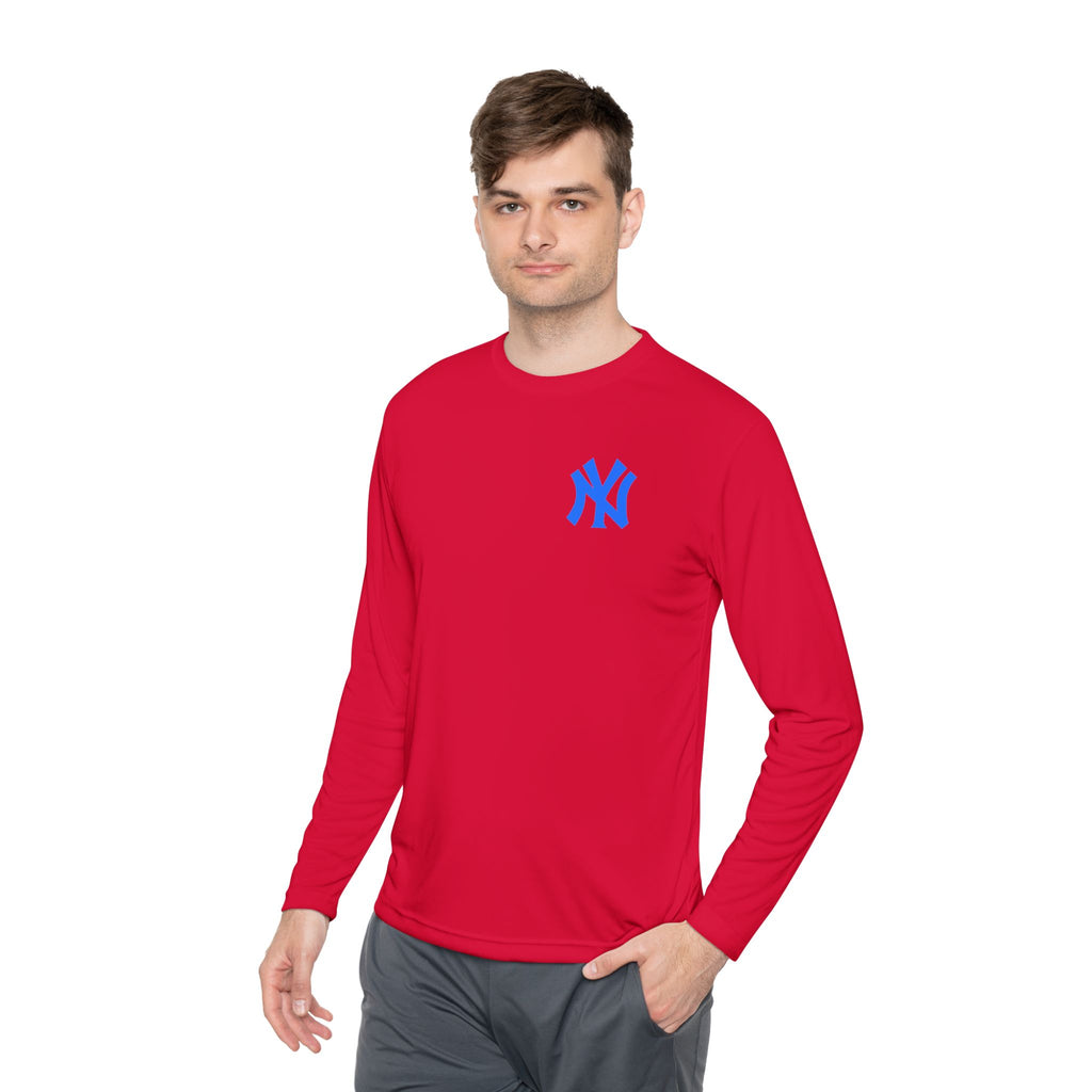 New York Skyline graphic Long Sleeve Tee NY lettering
