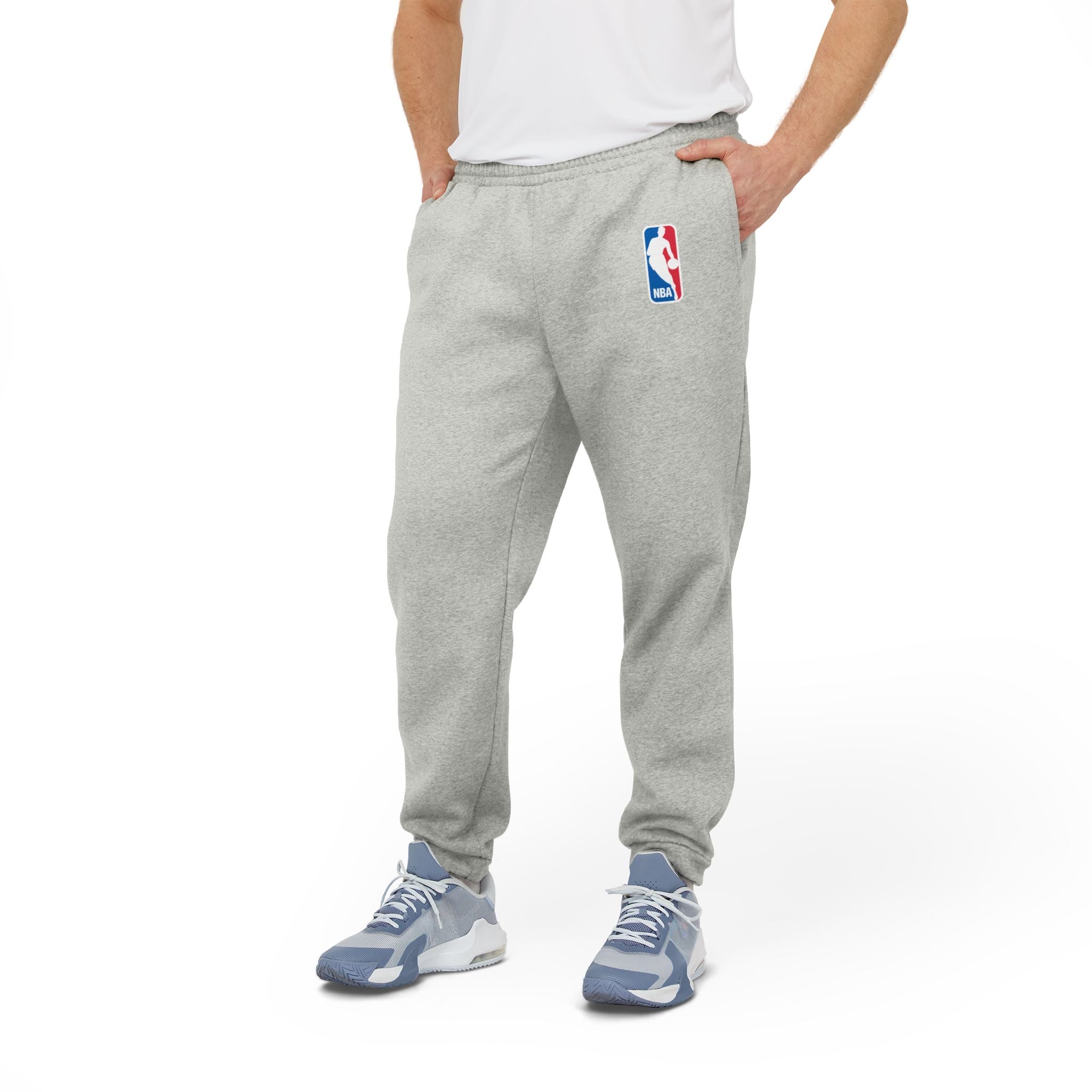 NBA logo Joggers | adidas fleece sweatpants
