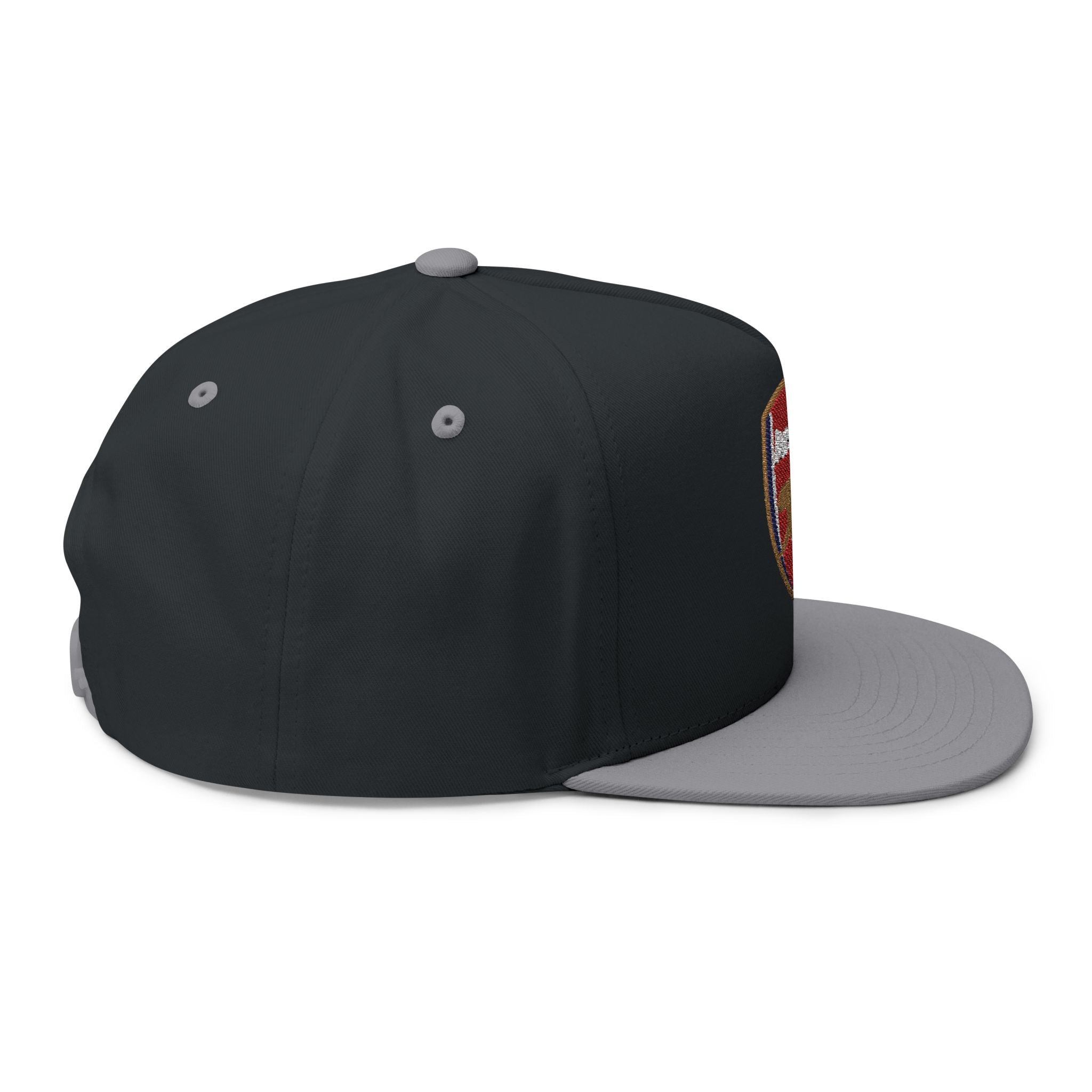 Arsenal Embroidered Flat Bill Cap  White Snapback Hat