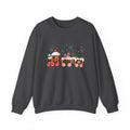 Gingerbread Train crewneck sweatshirt | Merry Christmas back print