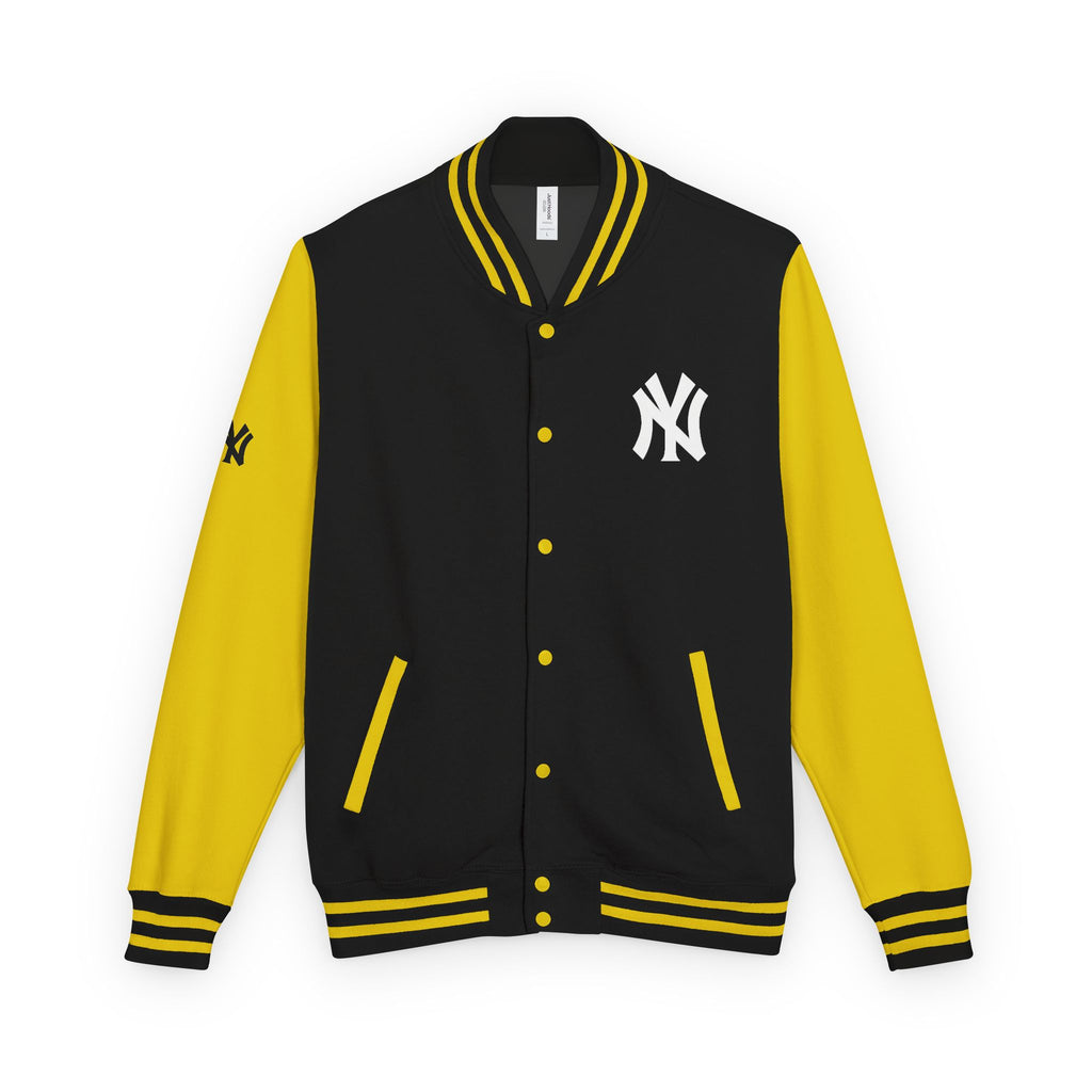New York Letterman Jacket Varsity Style Red & White Baseball Jacket