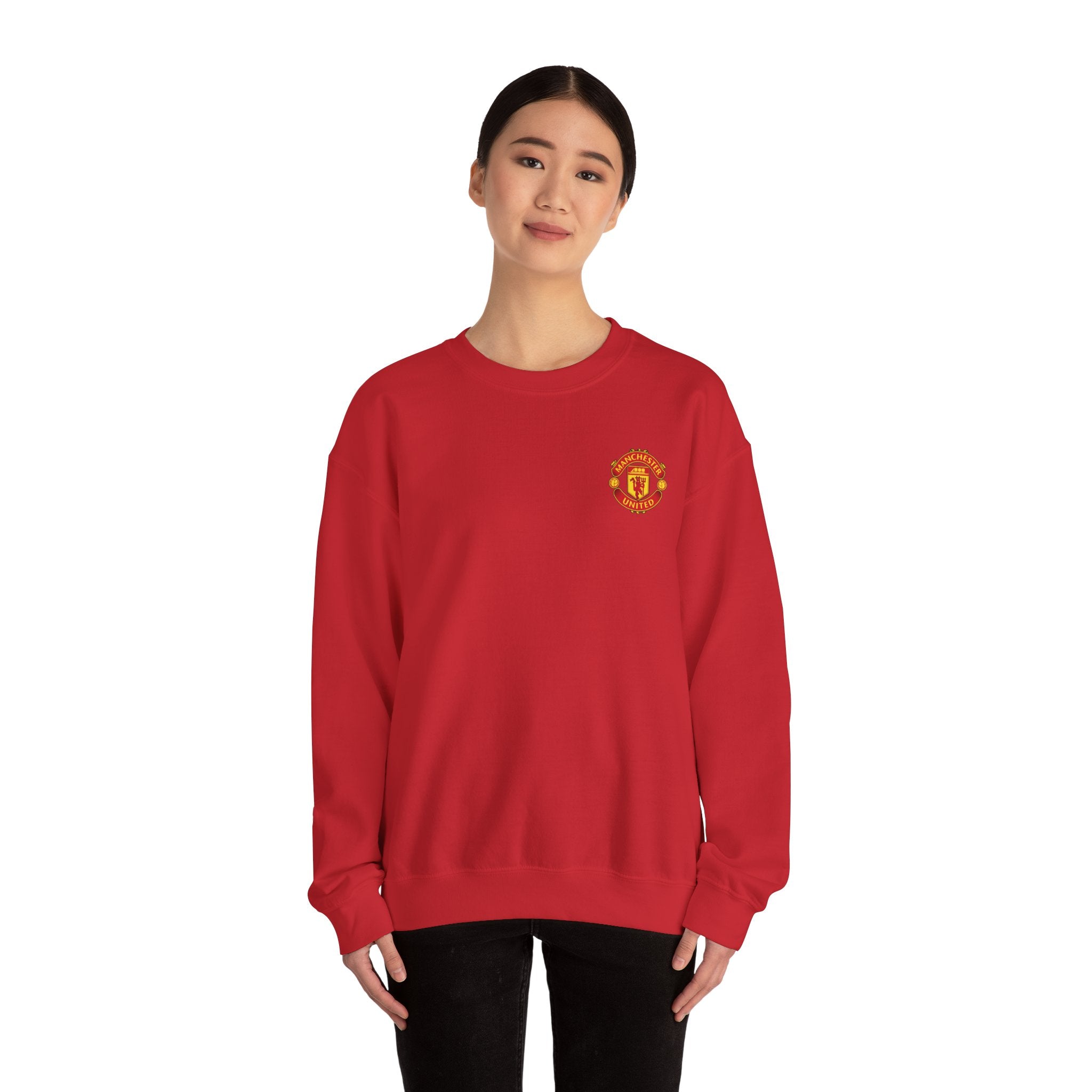 Crewneck Sweatshirt — Manchester United FC Logo Pullover