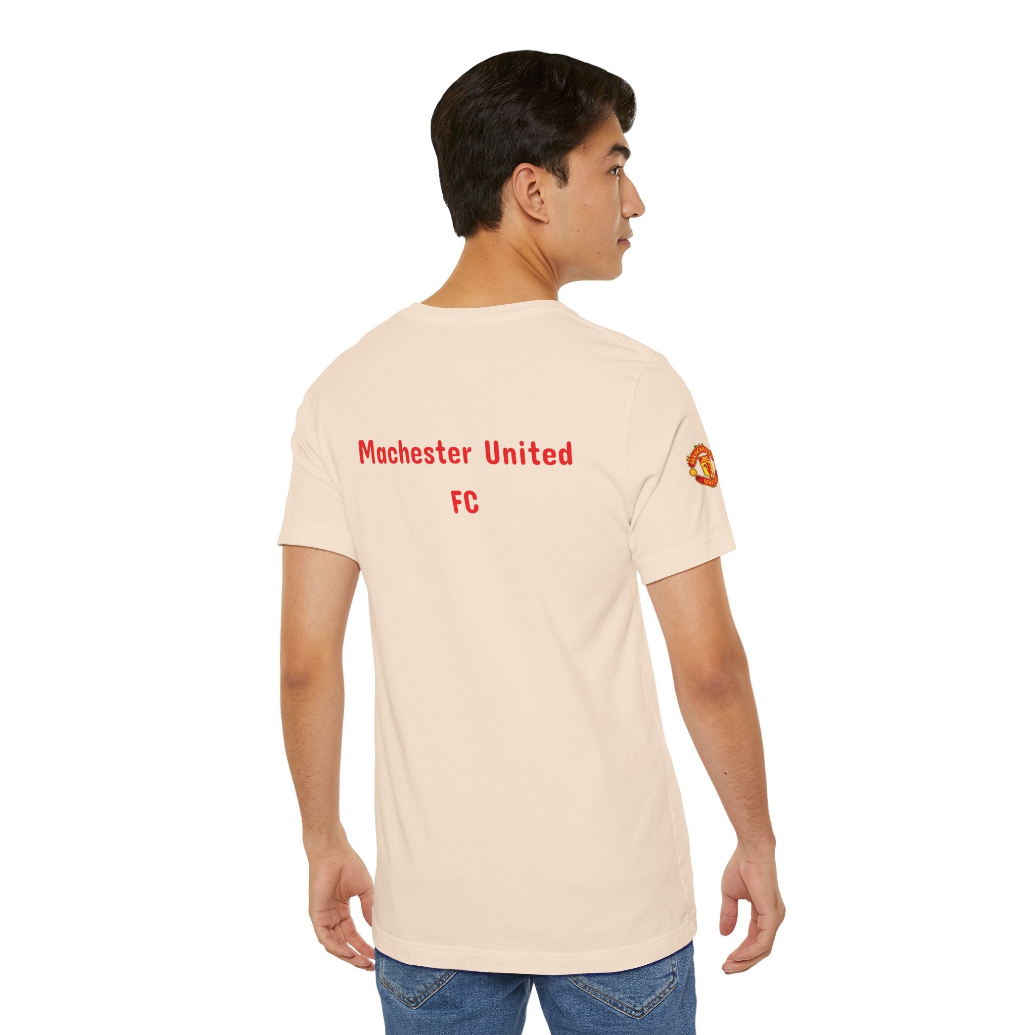 Manchester United Crest T-Shirt Soccer Club Logo Tee