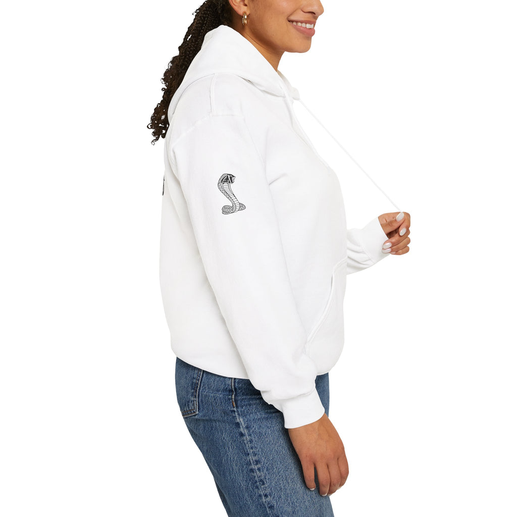 Classic Mustang Hoodie  Vintage Blue Pony Car Pullover