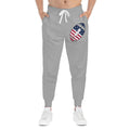 American Flag Football Joggers  Patriotic Athletic Sweatpants