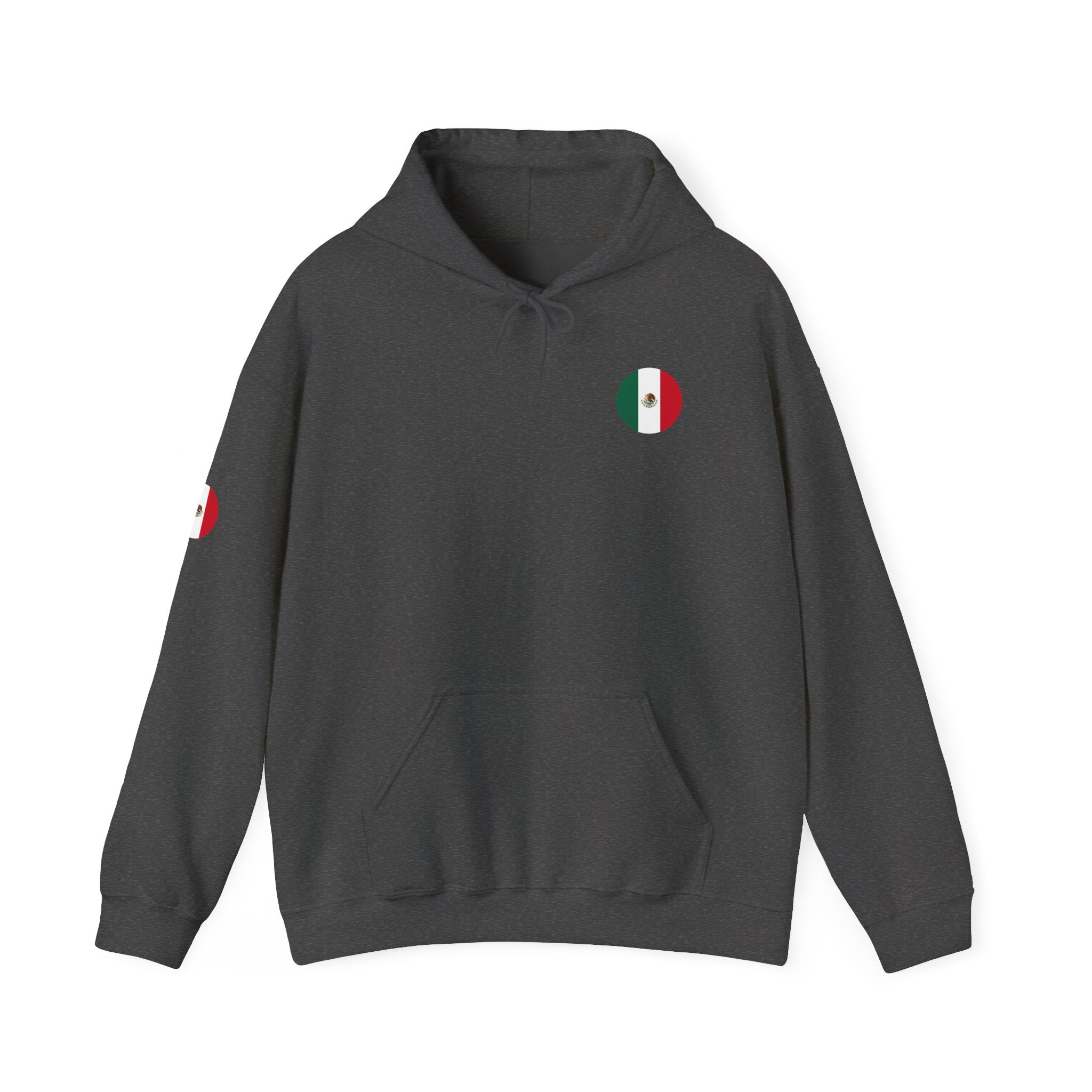 Mexico Flag Hoodie  Minimal Mexican Pride Pullover