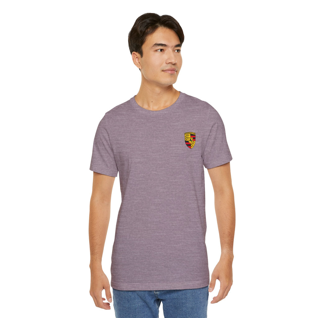 Porsche Crest Tee — Classic Logo Short Sleeve Shirt