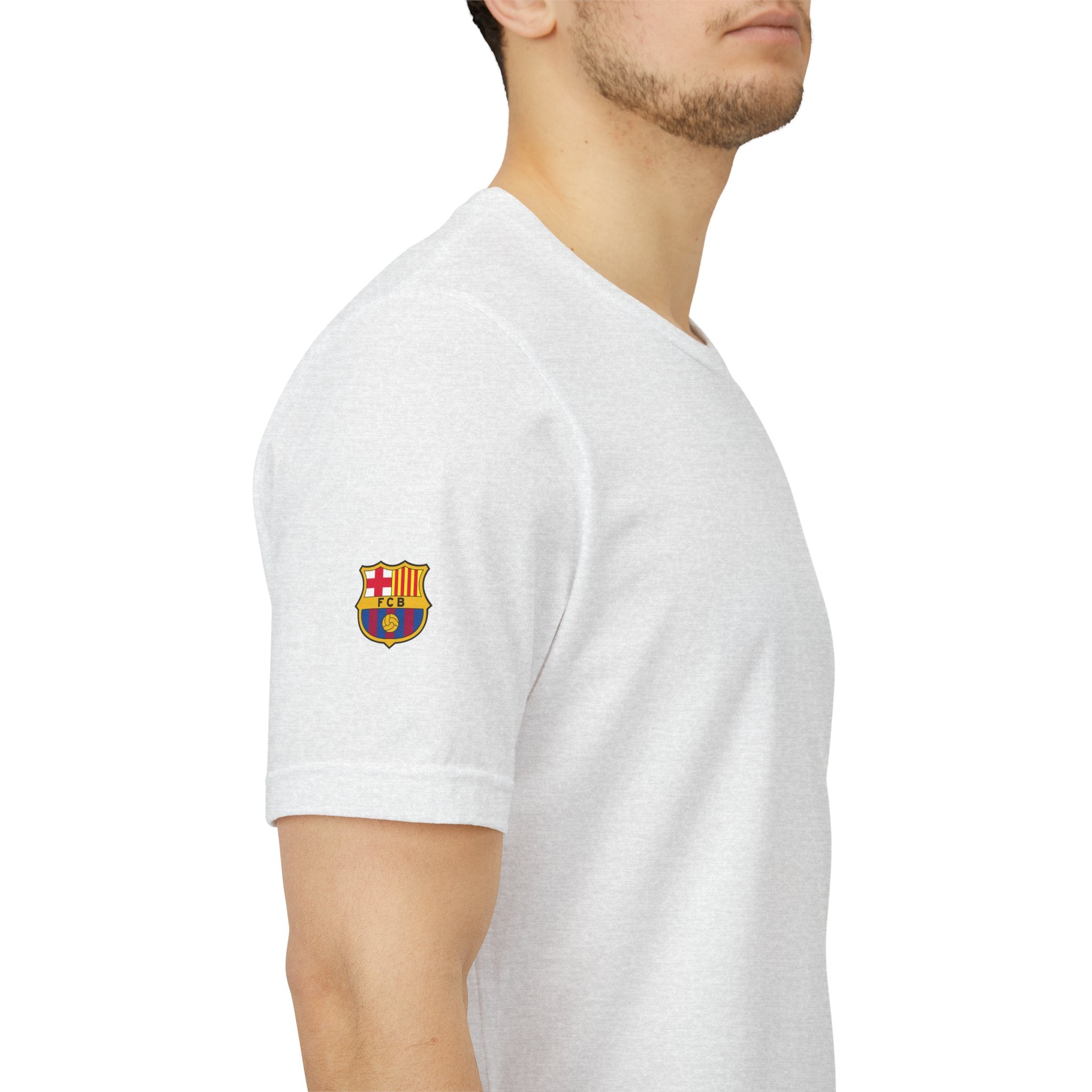 Barcelona Crest T‑Shirt  Minimal Football Fan Tee