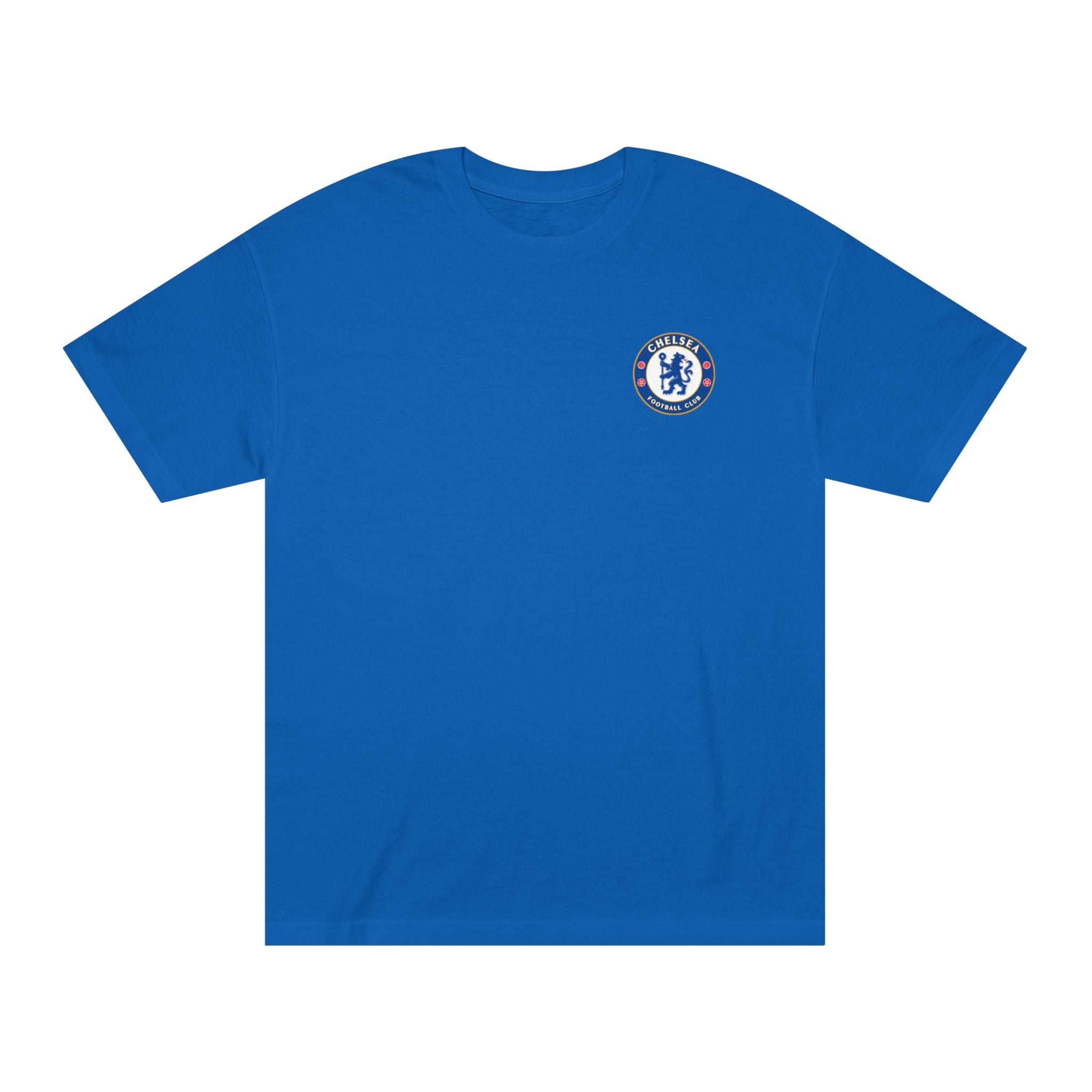 Chelsea Football Club Tee Minimal Crest Front & CHELSEA Back
