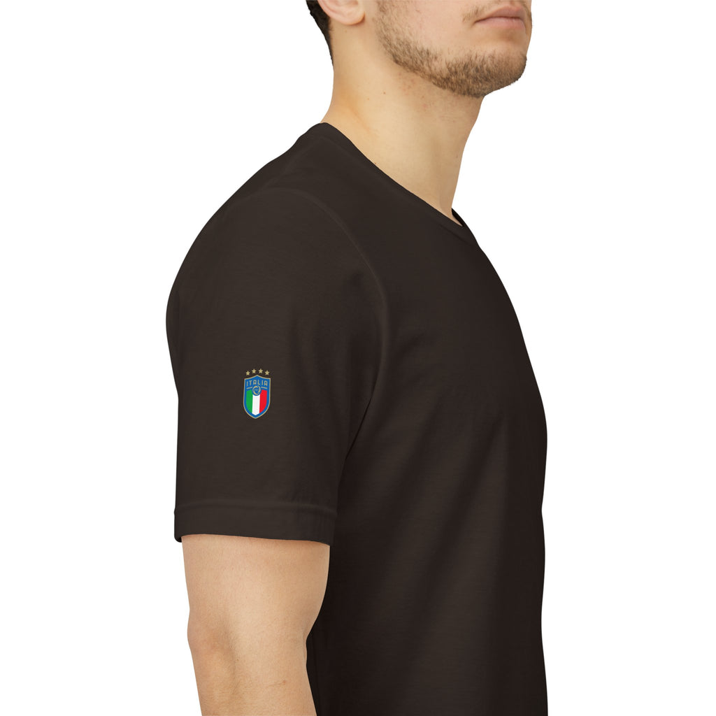 Italy Crest Tee  Italian Flag Shield T-Shirt