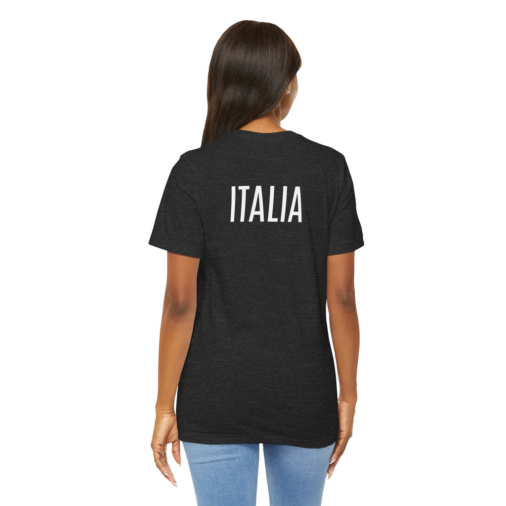 Italy Crest Tee  Italian Flag Shield T-Shirt