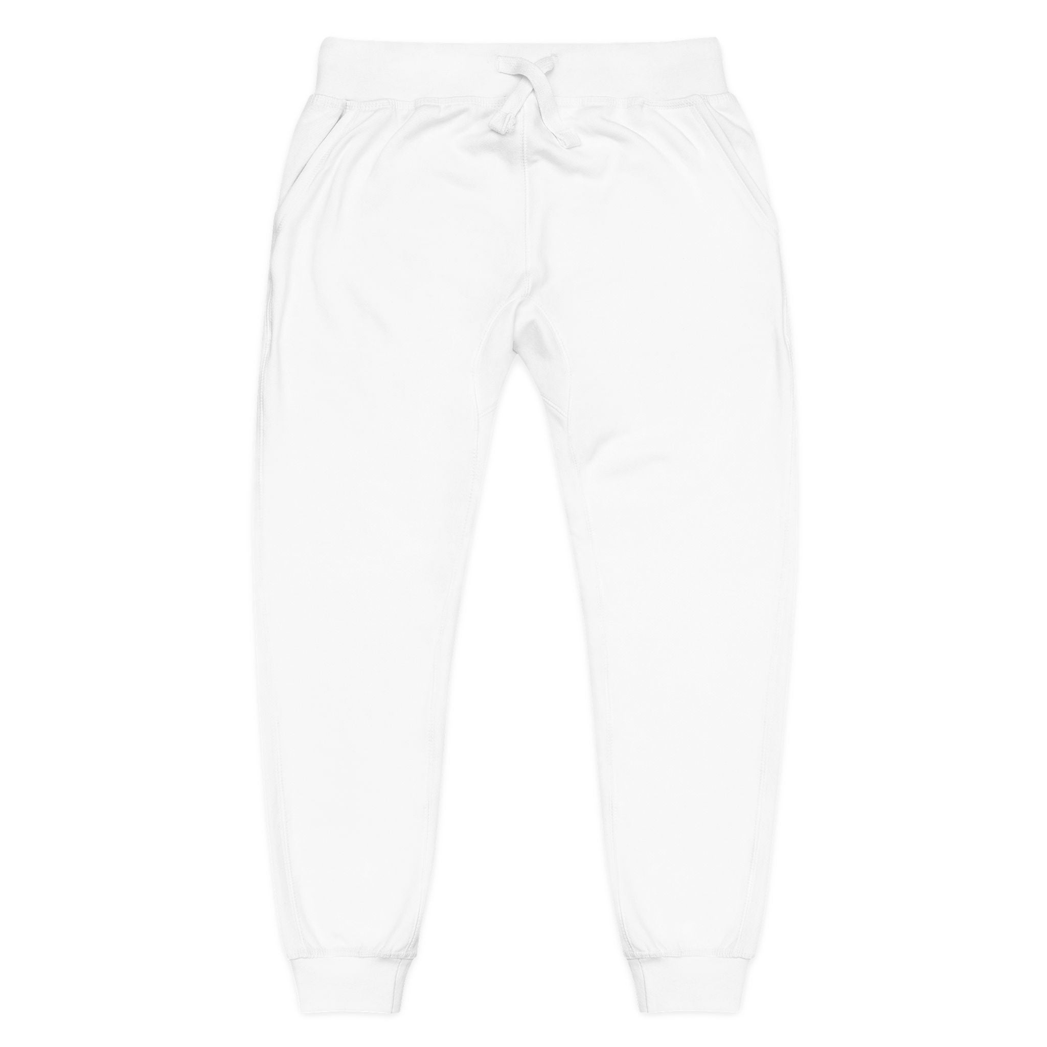 Embroidered Fleece Sweatpants Cozy Joggers with Subtle Stitching
