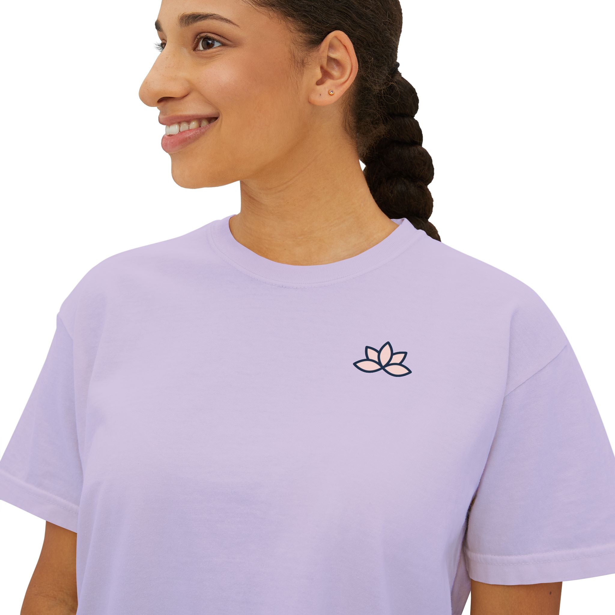 Yoga Time Women's Boxy Tee  Relaxed Fit Yoga Tee for Women