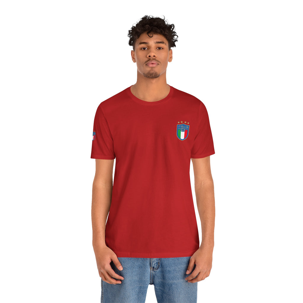Italy Crest Tee  Italian Flag Shield T-Shirt