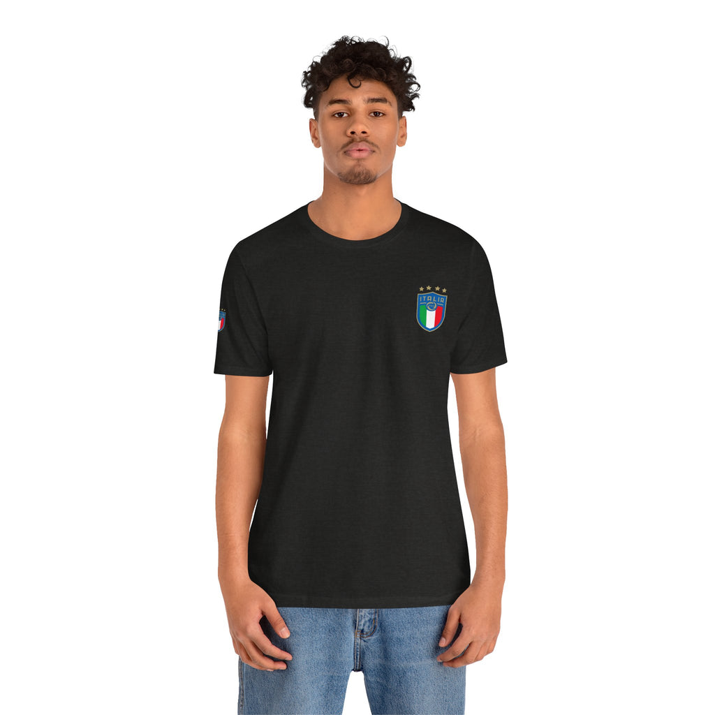 Italy Crest Tee  Italian Flag Shield T-Shirt