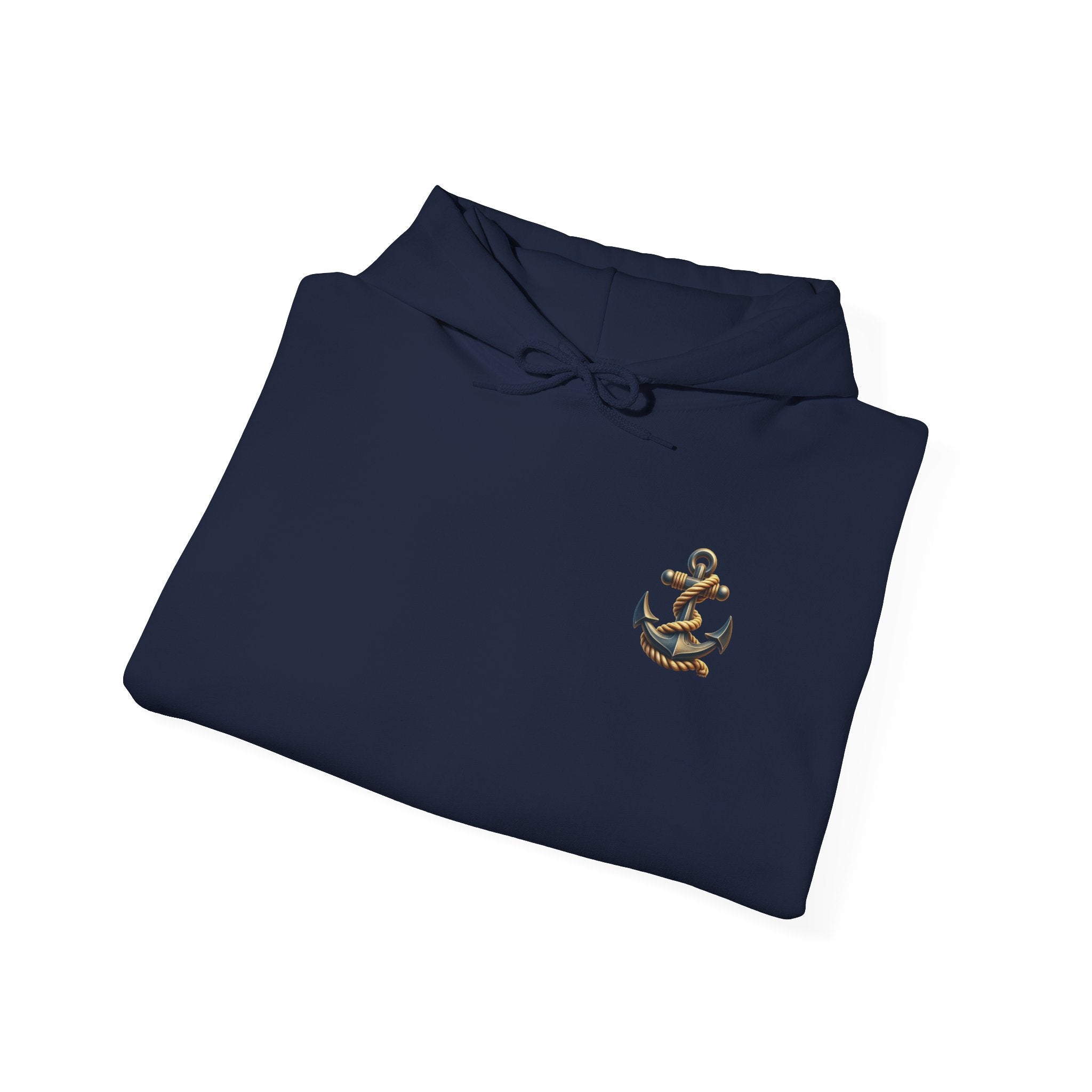Pirate Skull Anchor Hoodie  Nautical Skull & Crossbones Pullover