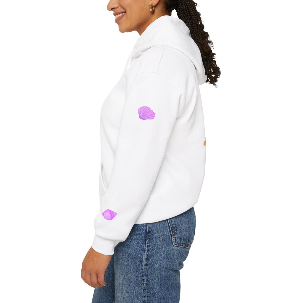 California Palm Tree Hoodie | Beach Island Graphic, Sleeve Icons