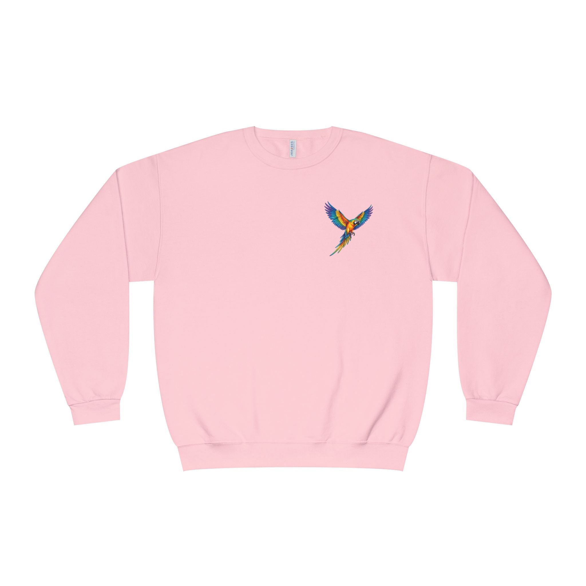 Tropical Beach Icons Sweatshirt Hummingbird Chest