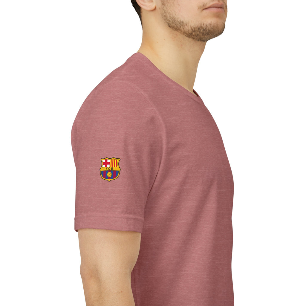 Barcelona Crest T‑Shirt  Minimal Football Fan Tee