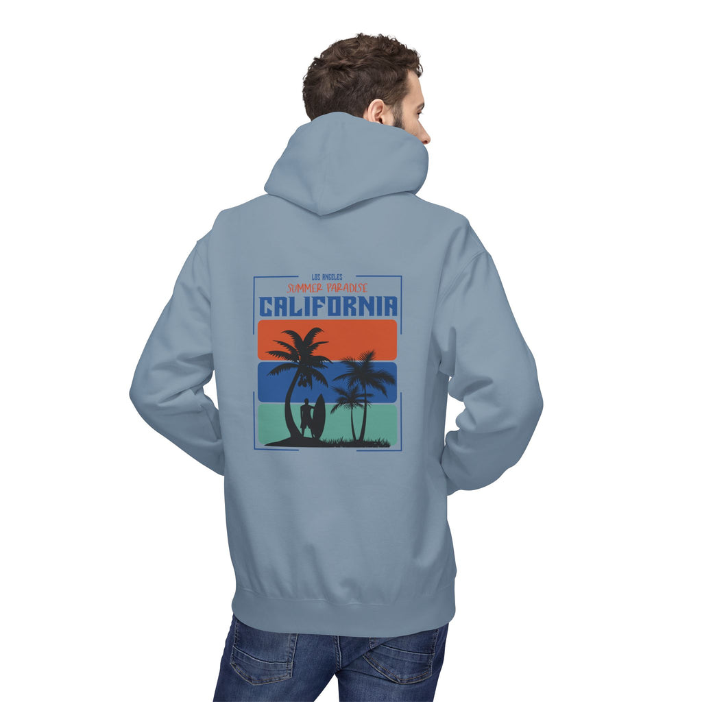 California Sunset Surf Hoodie  Summer Vacation Beach Pullover