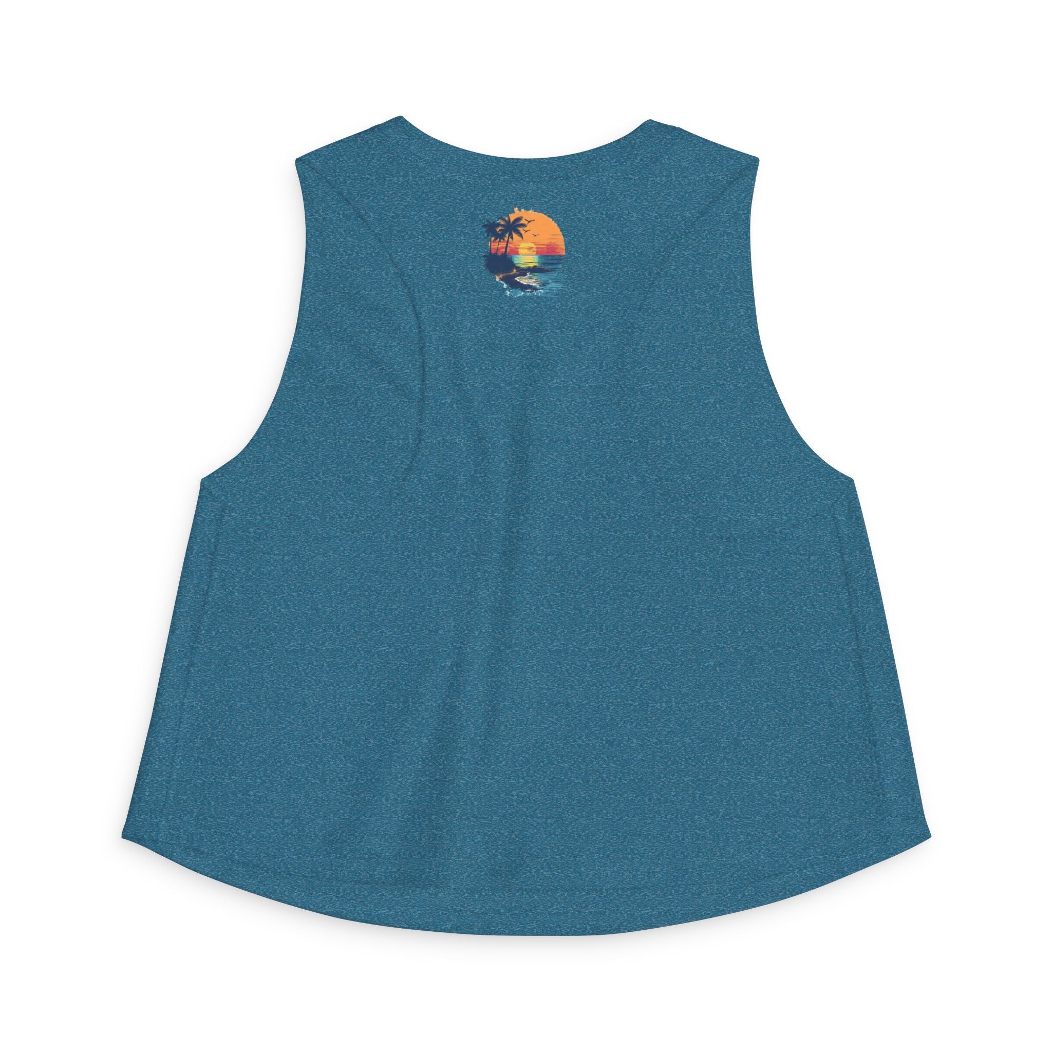California Super Surfer Crop Top Retro Beach Van Surf Graphic