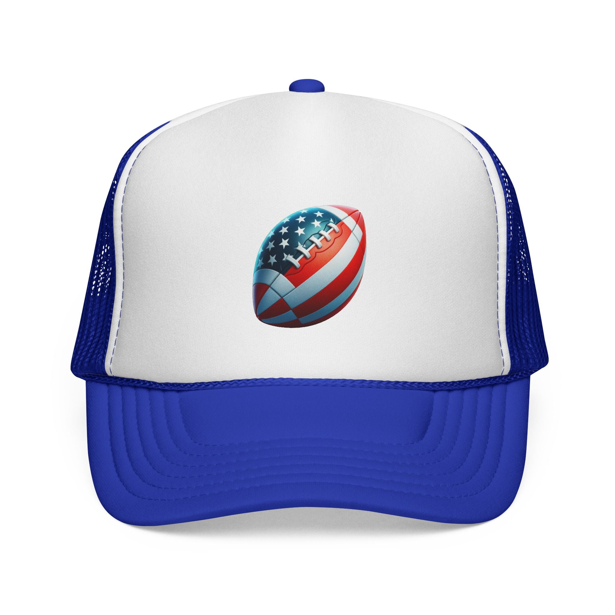 American Football Trucker Cap  Retro Gridiron Hat