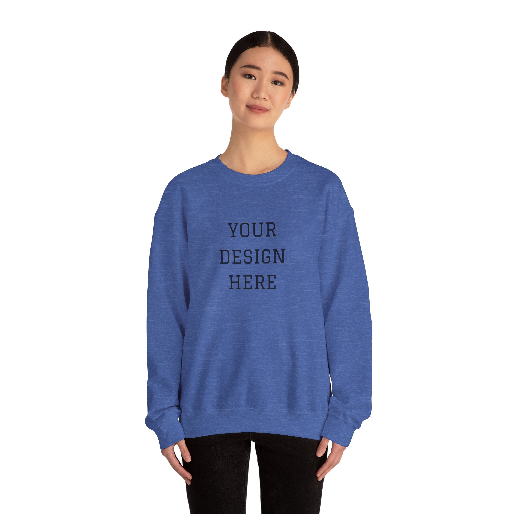 Customizable Message Sweatshirt Personalized Text Crewneck