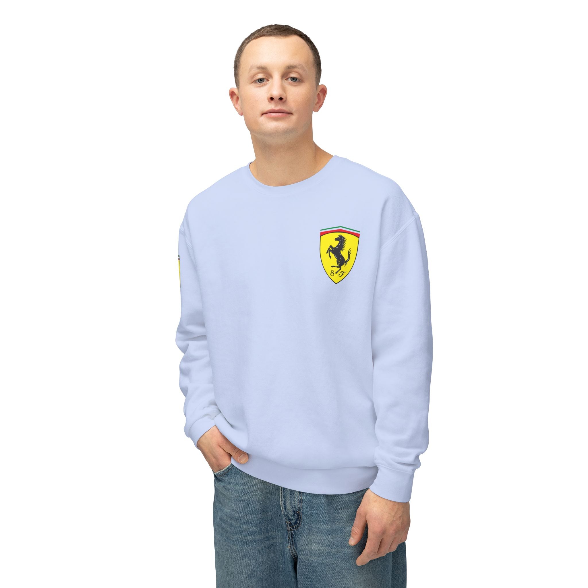 Ferrari Logo Crewneck Sweatshirt