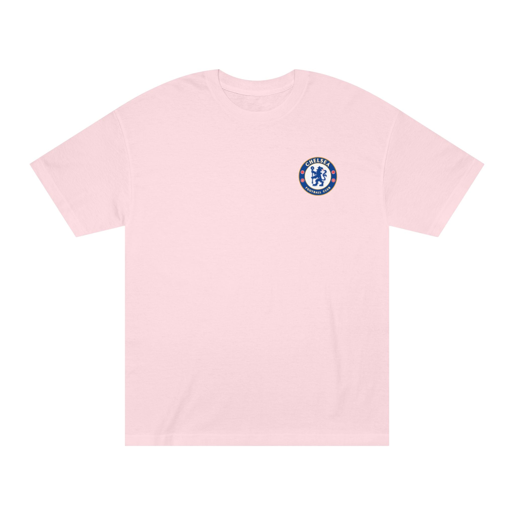 Chelsea Football Club Tee Minimal Crest Front & CHELSEA Back