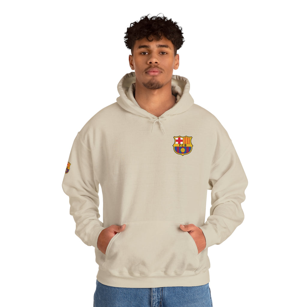 Hoodie  Barcelona Crest Hoodie with Small Badge