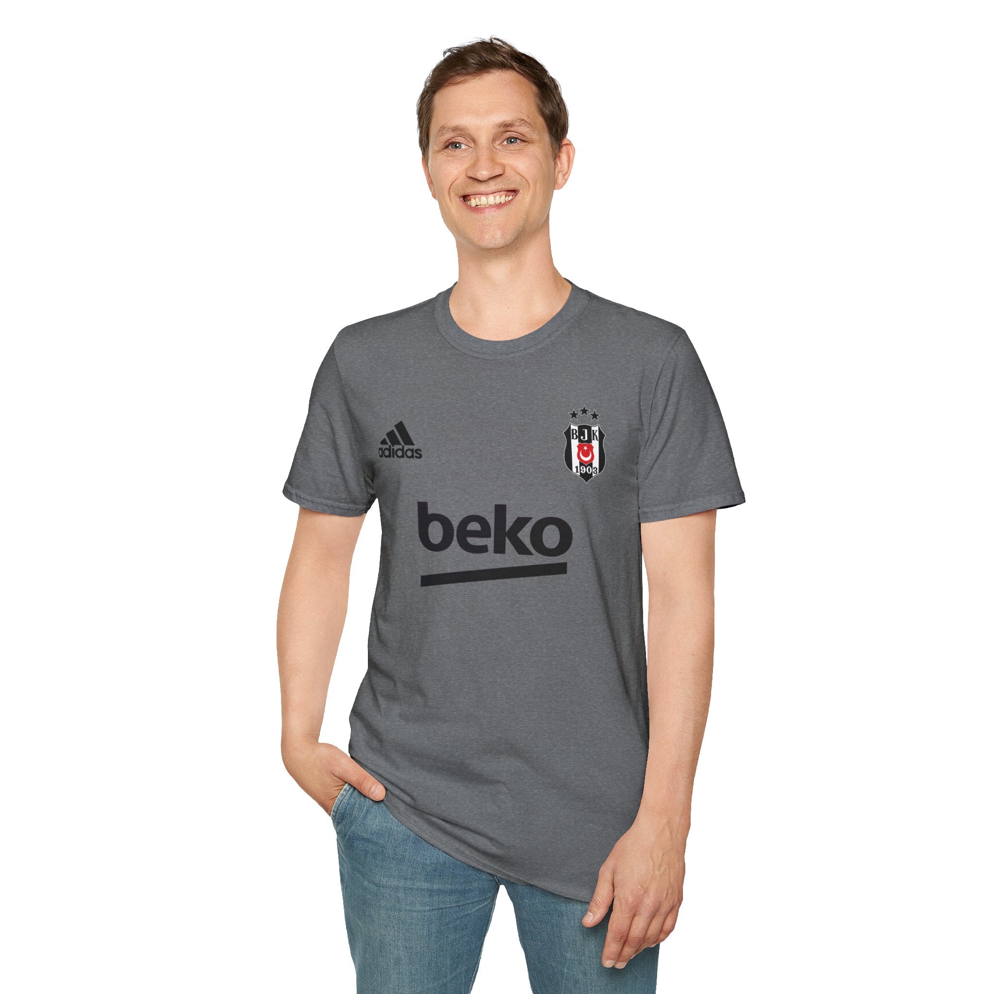 Besiktas Eagle T-Shirt  Football Club Crest Tee soccer jersey