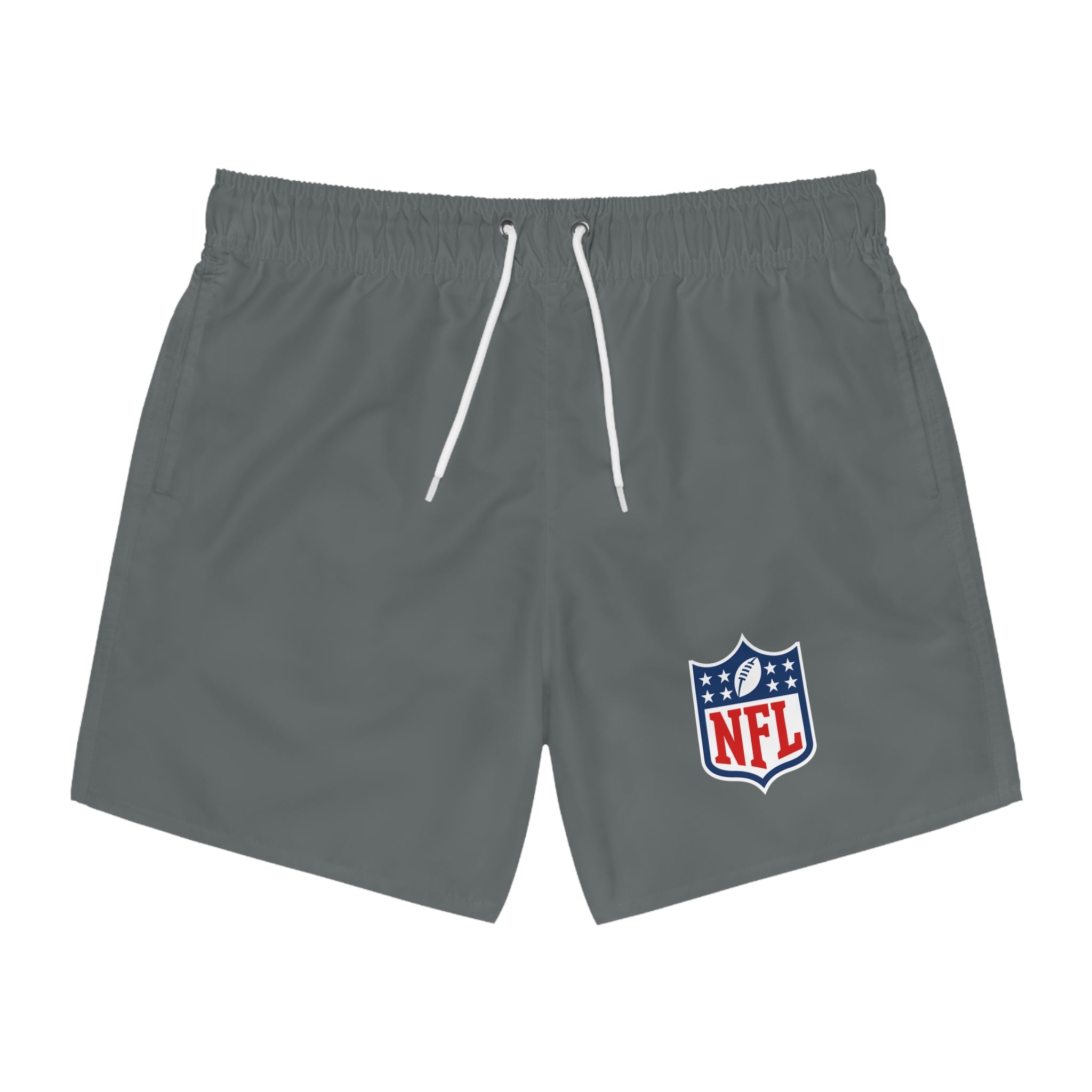 NFL Logo Swim Trunks Men's Athletic Beach Shorts