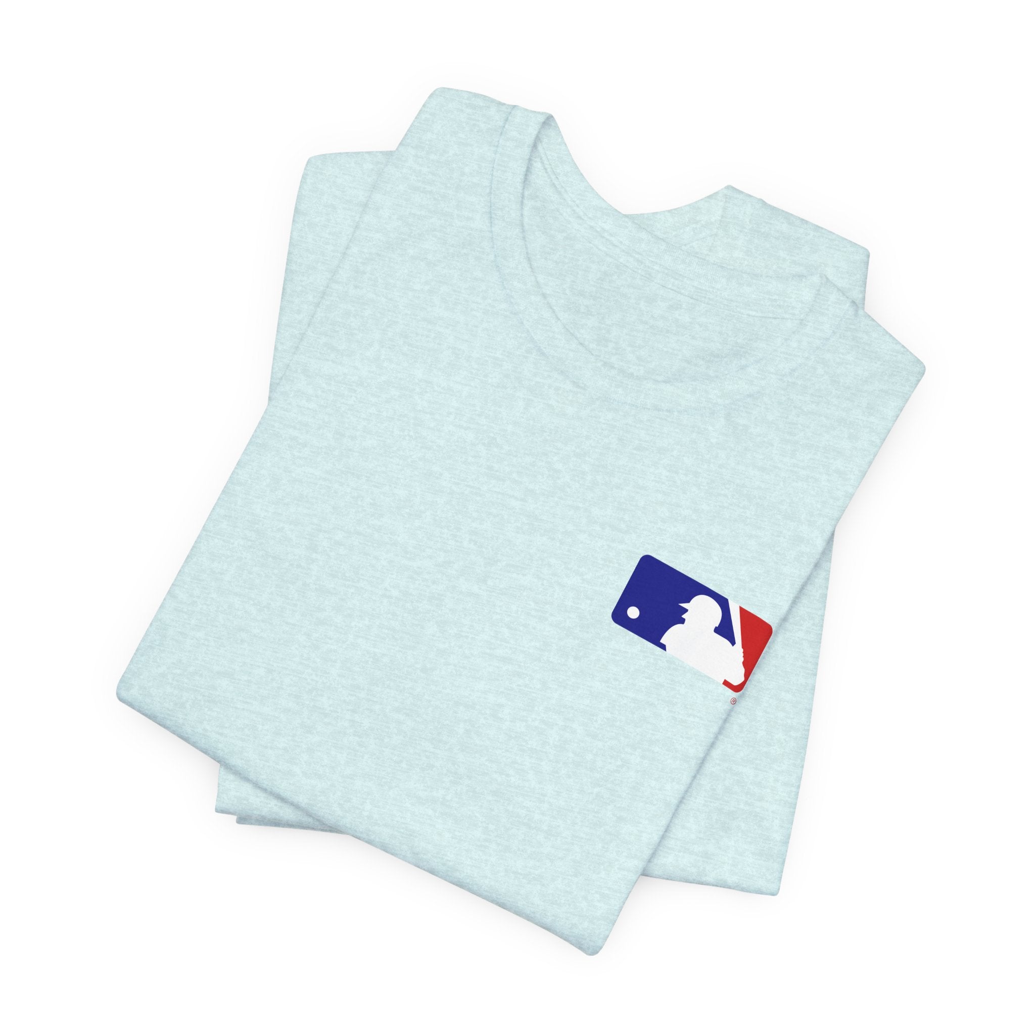 Baseball Logo T-Shirt  Minimal Chest Patch Tee