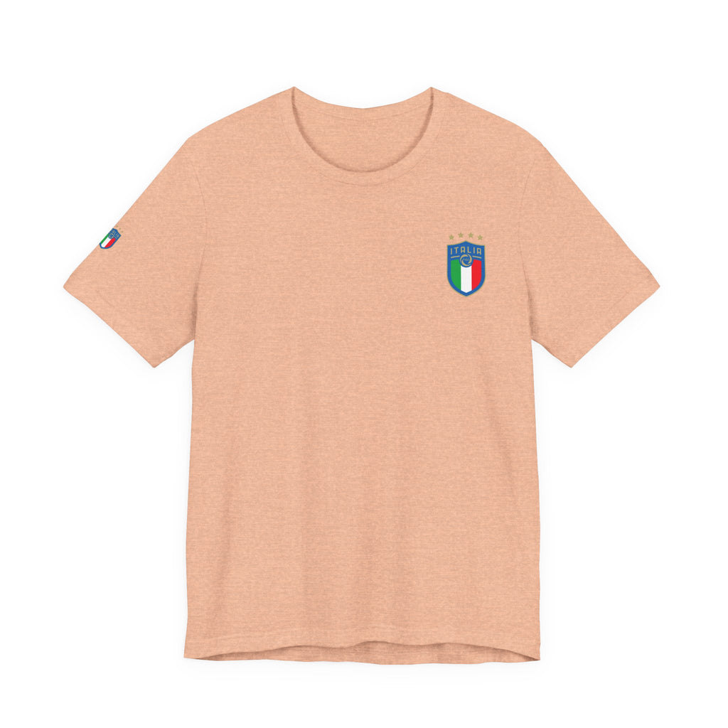 Italy Crest Tee  Italian Flag Shield T-Shirt