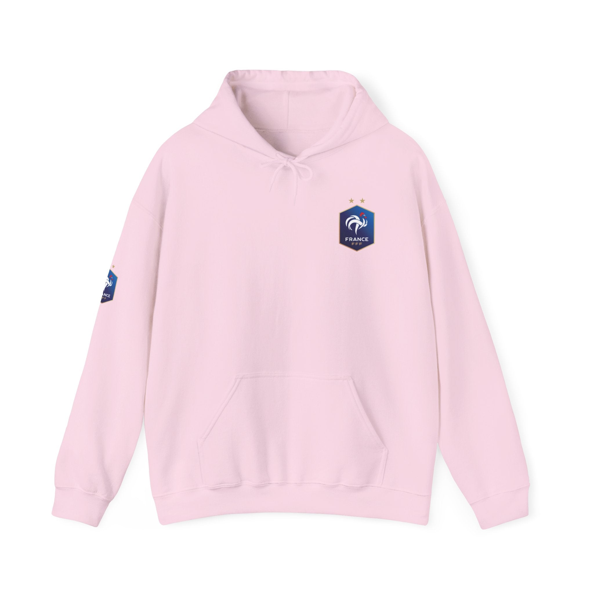 France Logo Hoodie French Crest Pullover with 'FRANCE' Back Print