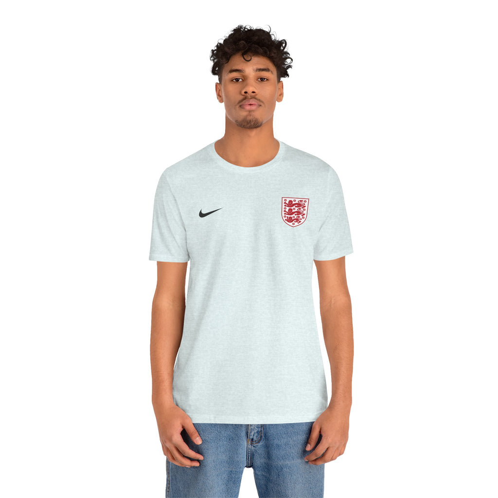 England Crest Soccer Tee — 'ENGLAND' Back Graphic