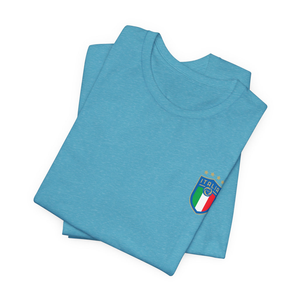 Italy Crest Tee  Italian Flag Shield T-Shirt