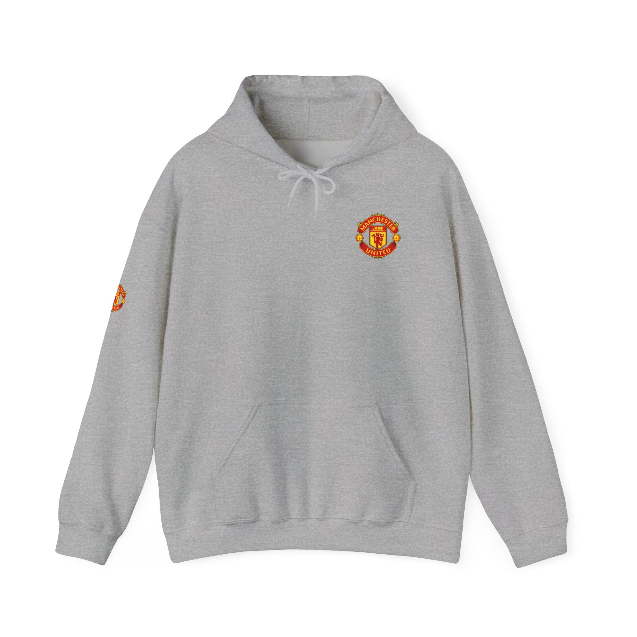 Manchester United FC Logo Hoodie  Minimal Crest Pullover