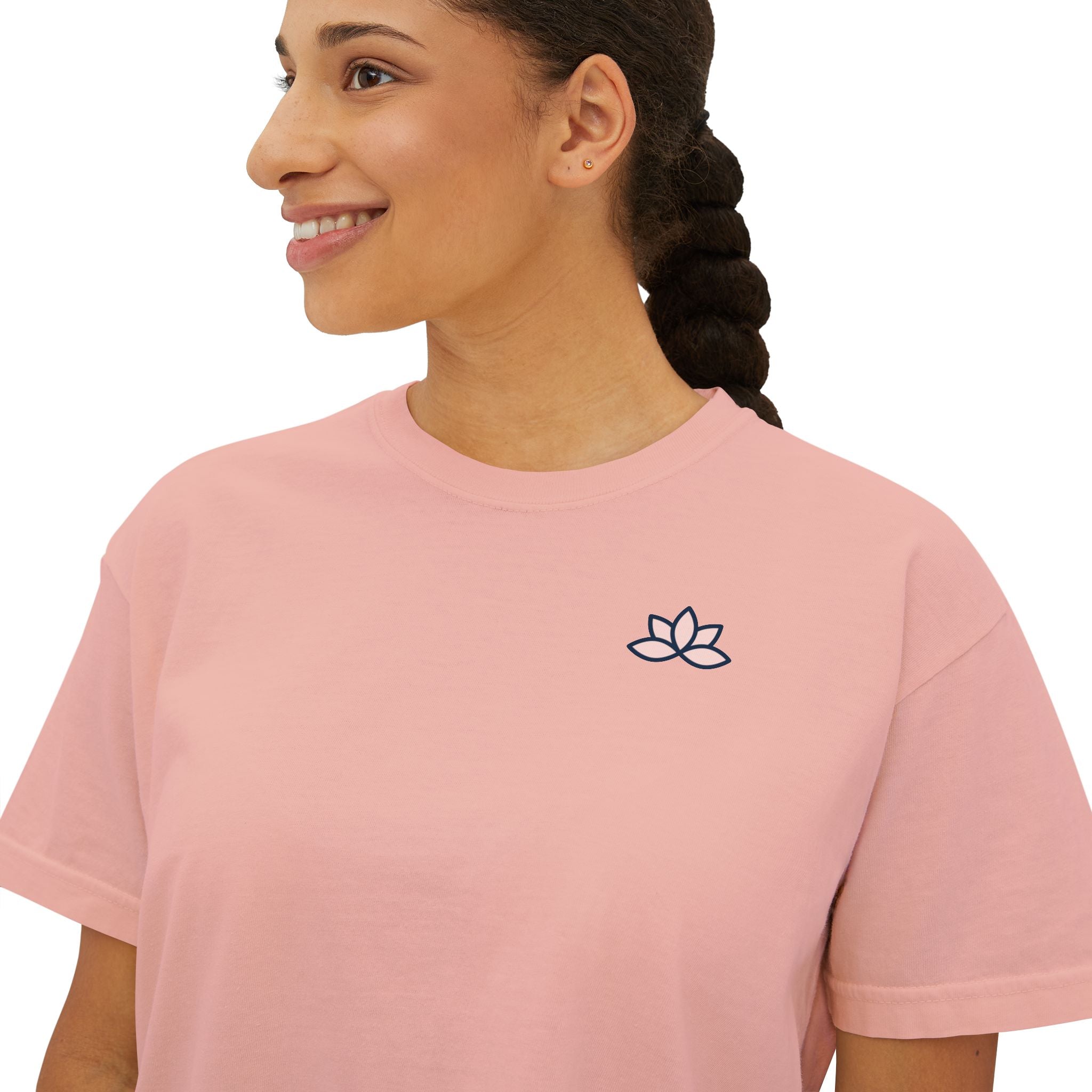 Yoga Time Women's Boxy Tee  Relaxed Fit Yoga Tee for Women