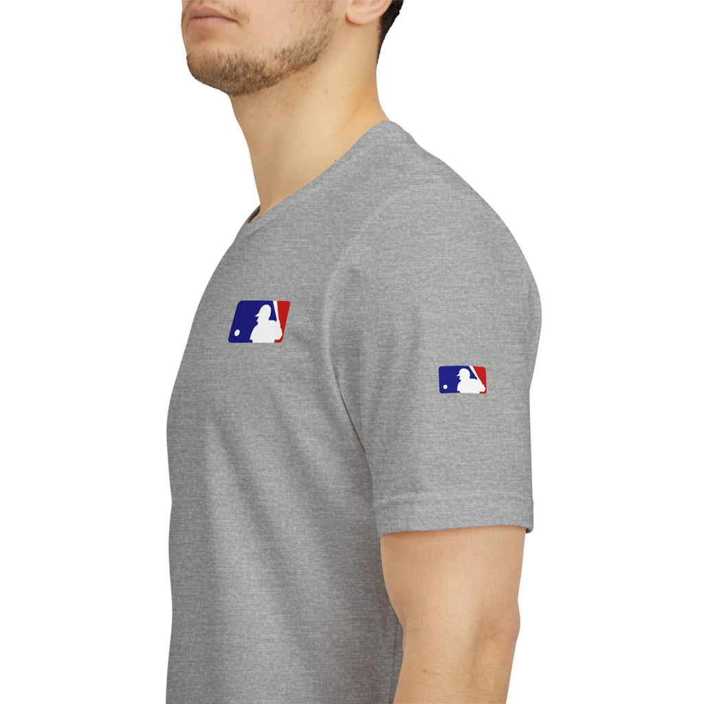 Baseball Logo T-Shirt  Minimal Chest Patch Tee