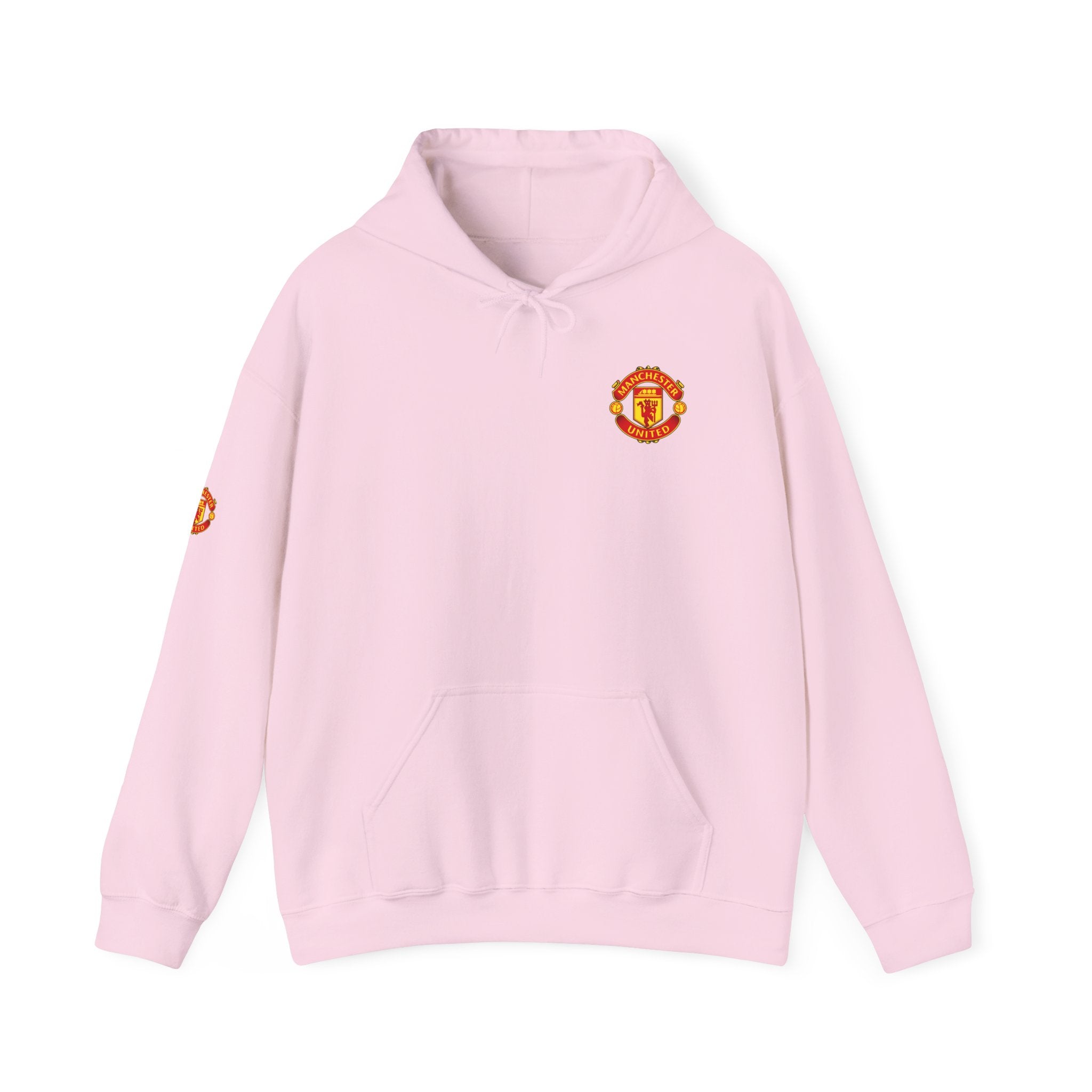 Manchester United FC Logo Hoodie  Minimal Crest Pullover