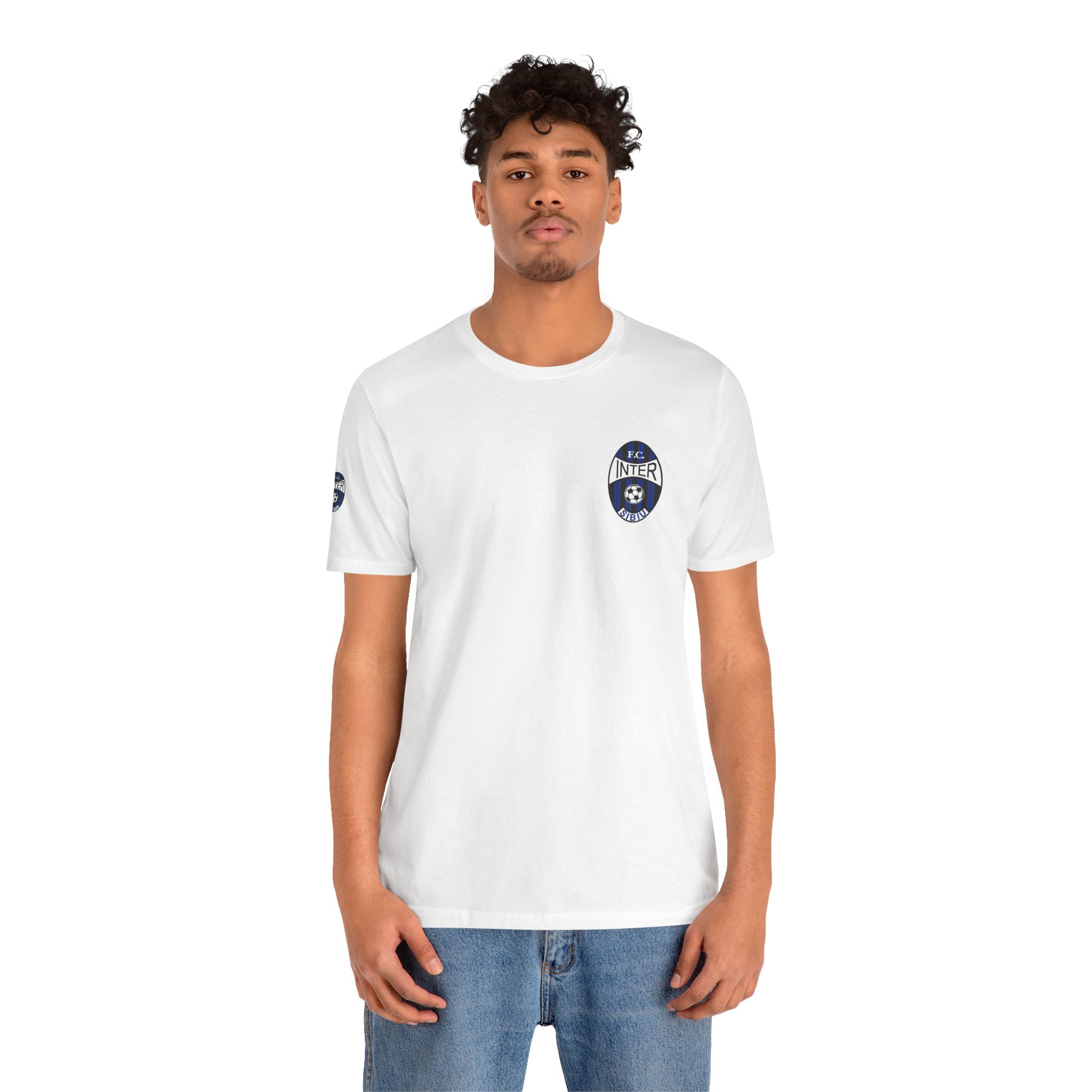 Inter Milan Crest T‑Shirt  Minimal Football Fan Tee