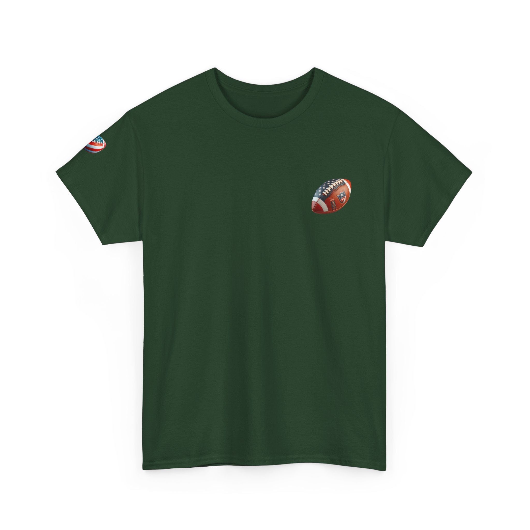 Skull Helmet Football Tee — Grunge Athletic Graphic T‑Shirt