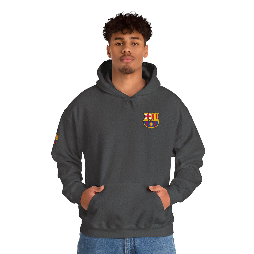 Hoodie  Barcelona Crest Hoodie with Small Badge