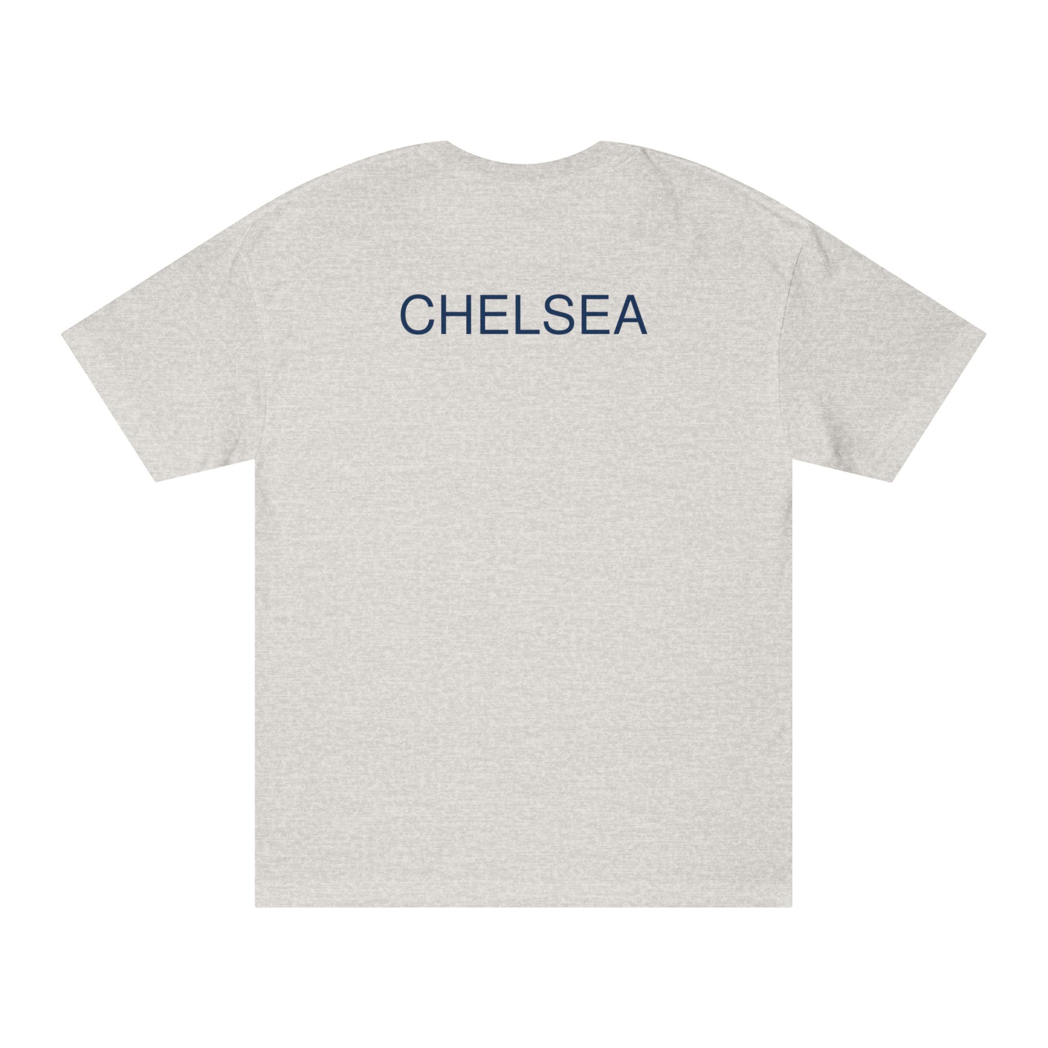 Chelsea Football Club Tee Minimal Crest Front & CHELSEA Back